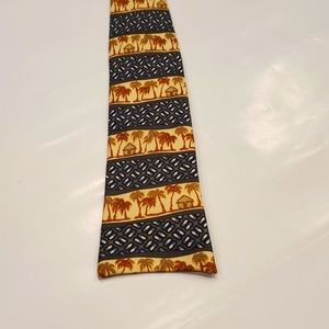 Tommy Bahama silk tie huts stripes
